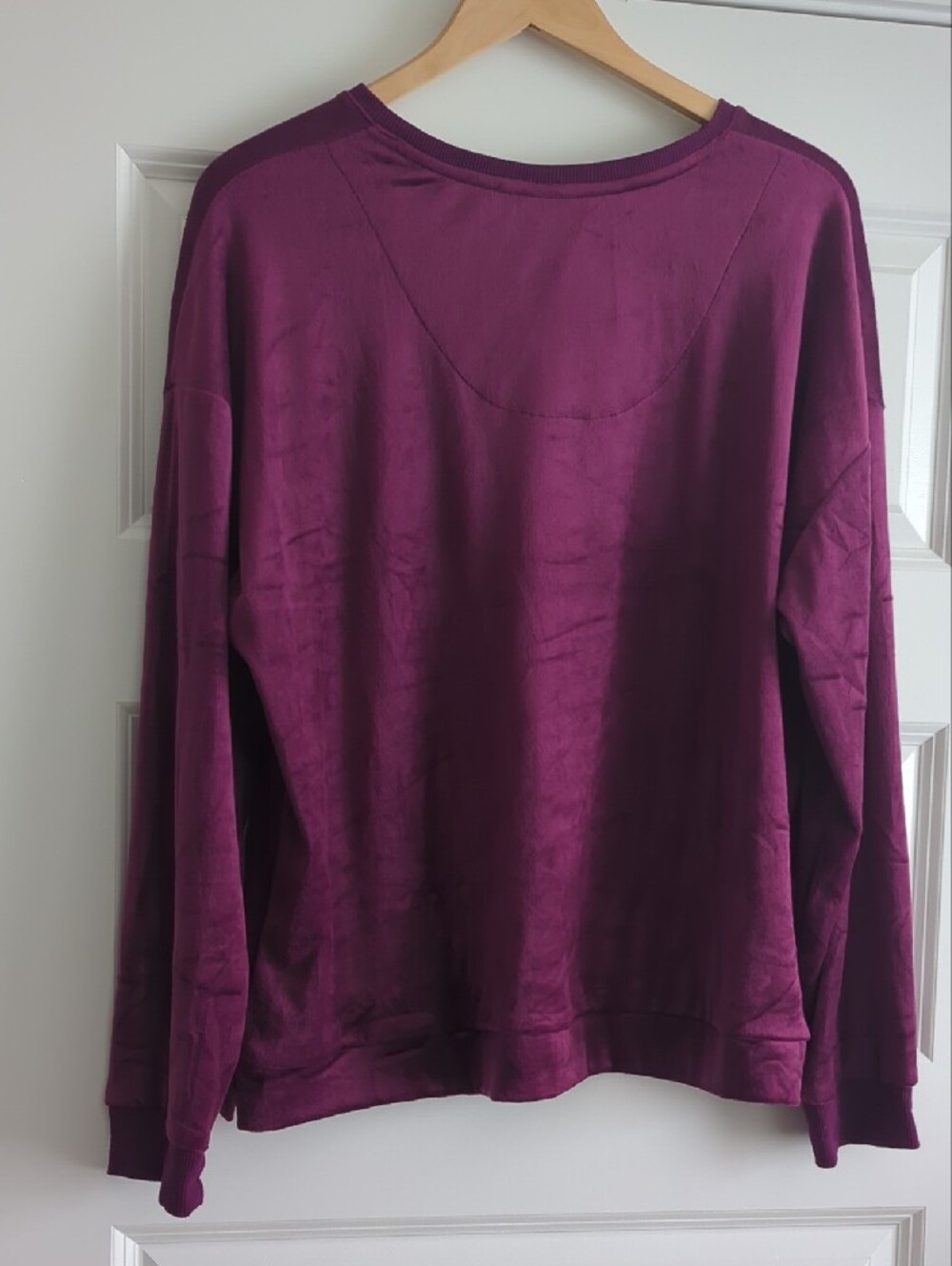 Nautica Pajama Top Long Sleeve - Plum P2P 25-30 L27 - Picture 9 of 9